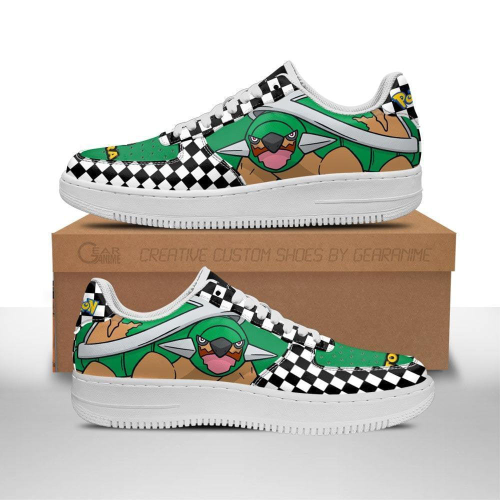 Baskets Anime Poke Torterra en Cuir Chaussures Basses Unisexes Anime Manga
