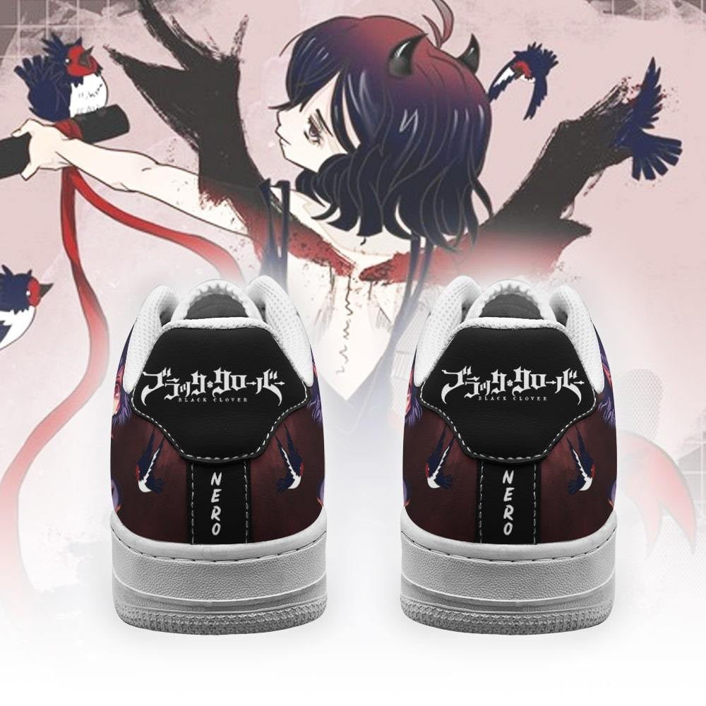 Baskets Anime Nero en Cuir Chaussures Basses Unisexes Anime Manga