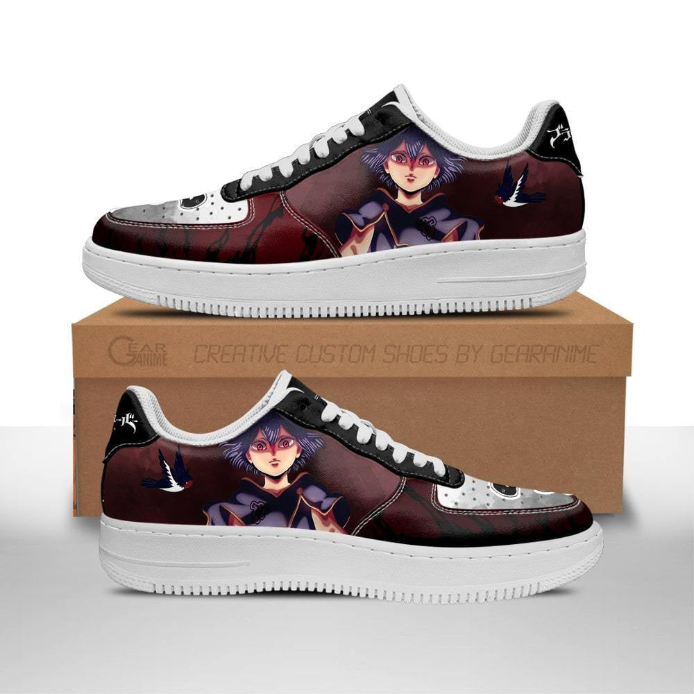 Baskets Anime Nero en Cuir Chaussures Basses Unisexes Anime Manga