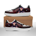 Baskets Anime Nero en Cuir Chaussures Basses Unisexes Anime Manga