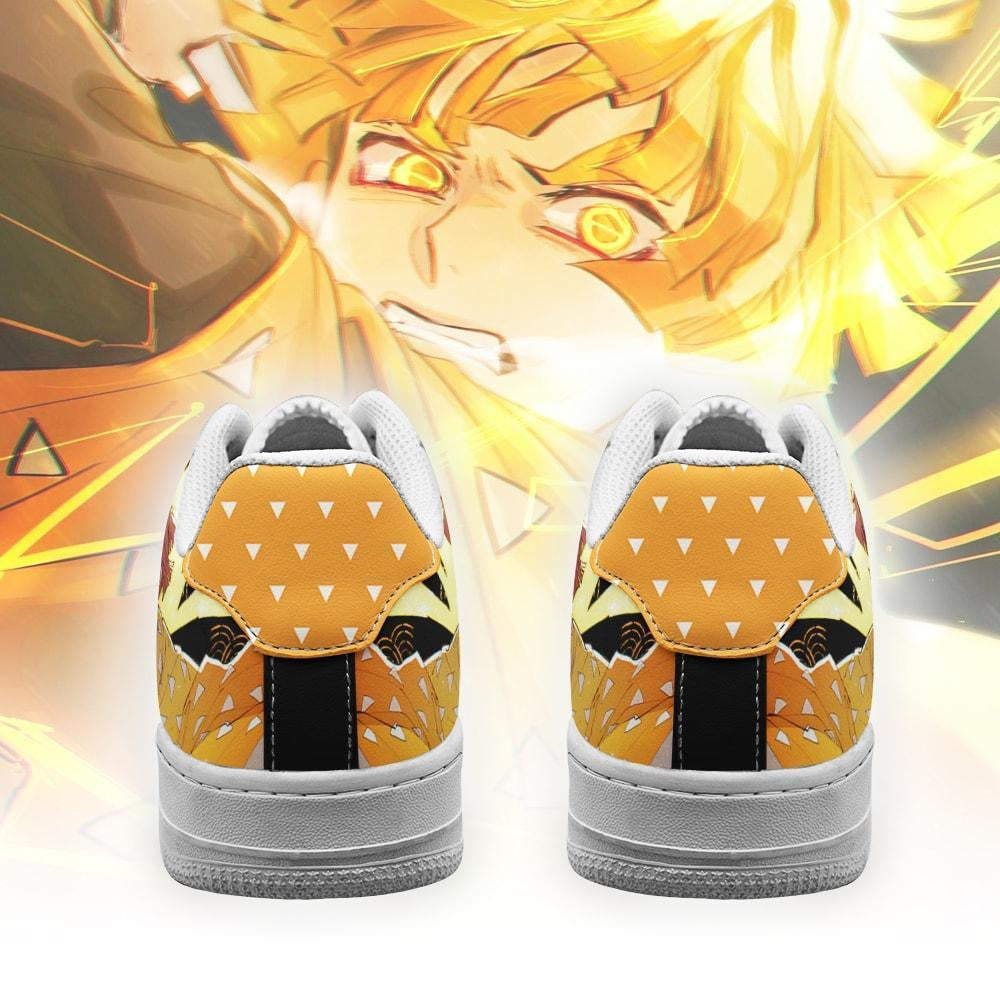 Baskets Anime Agatsuma Zenitsu en Cuir Chaussures Basses Unisexes Anime Manga