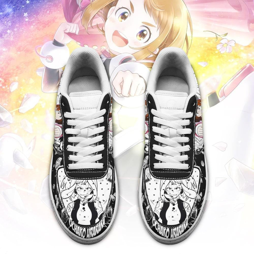 Baskets Anime Ochako Uraraka en Cuir Chaussures Basses Unisexes Anime Manga