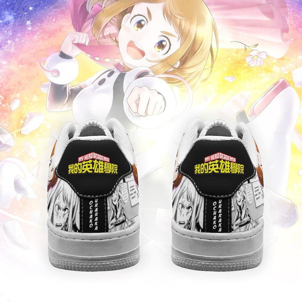 Baskets Anime Ochako Uraraka en Cuir Chaussures Basses Unisexes Anime Manga