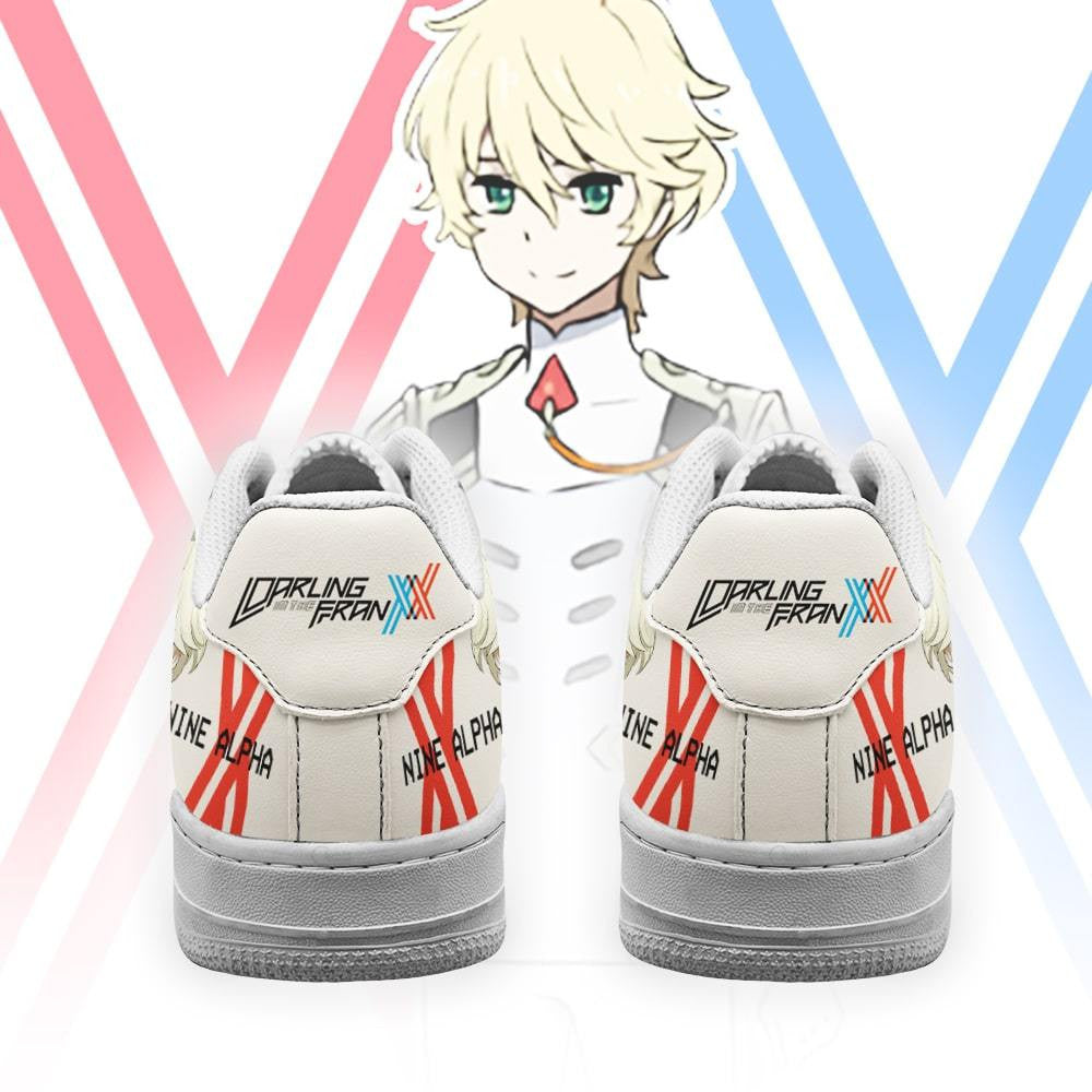 Baskets Anime 9'a Nine Alpha en Cuir Chaussures Basses Unisexes Anime Manga