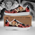 Baskets Anime Ex Flame King Spitfire Air Gear en Cuir Chaussures Basses Unisexes Anime Manga