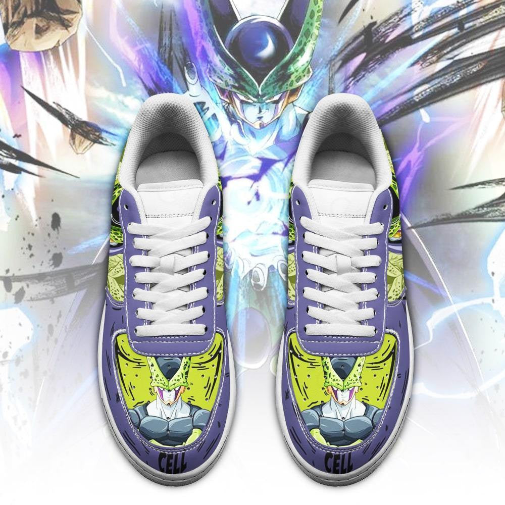 Baskets Anime Super Cell en Cuir Chaussures Basses Unisexes Anime Manga