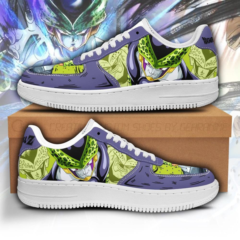 Baskets Anime Super Cell en Cuir Chaussures Basses Unisexes Anime Manga