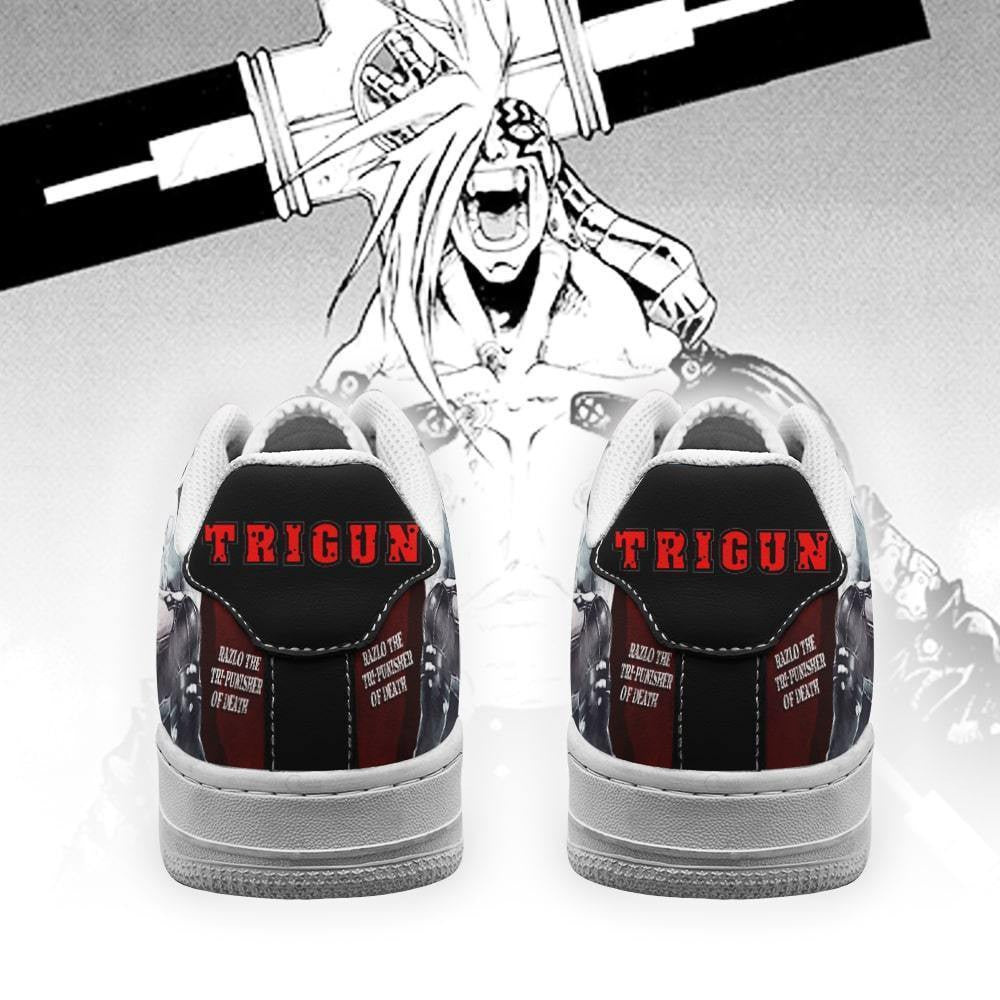Baskets Anime Razlo the Tri-Punisher of Death en Cuir Chaussures Basses Unisexes Anime Manga