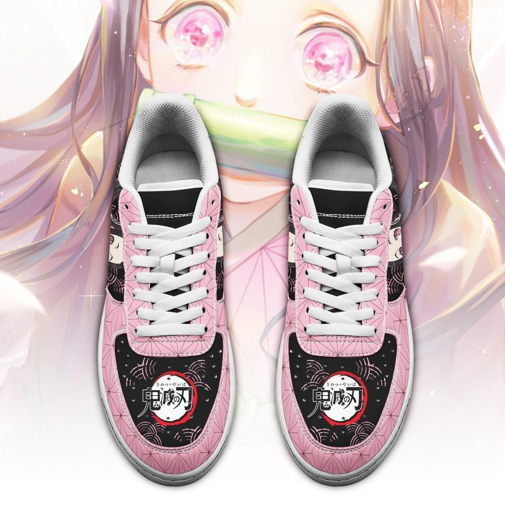 Baskets Anime Nezuko Kamado en Cuir Chaussures Basses Unisexes Demon Slayer