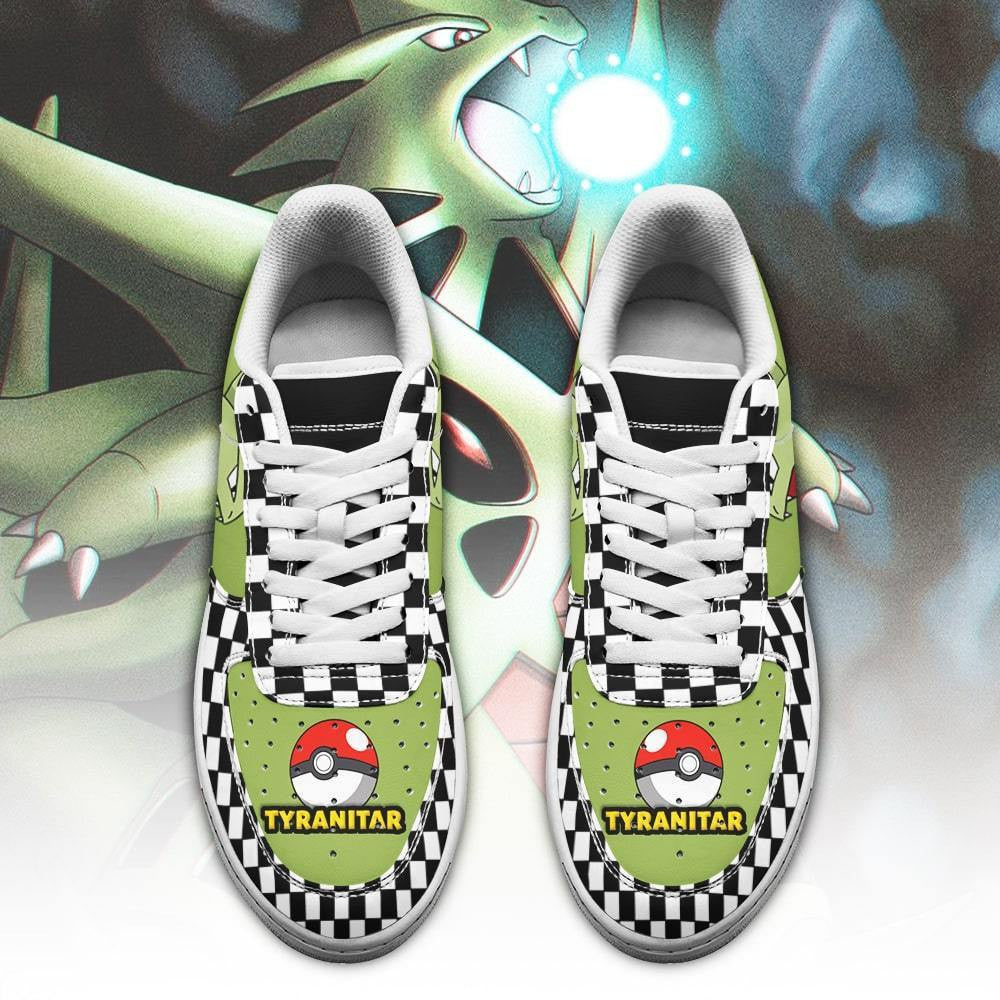 Baskets Anime Poke Tyranitar en Cuir Chaussures Basses Unisexes Anime Manga