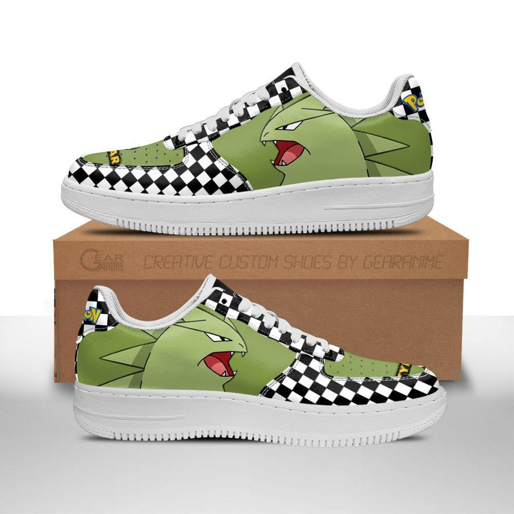 Baskets Anime Poke Tyranitar en Cuir Chaussures Basses Unisexes Anime Manga