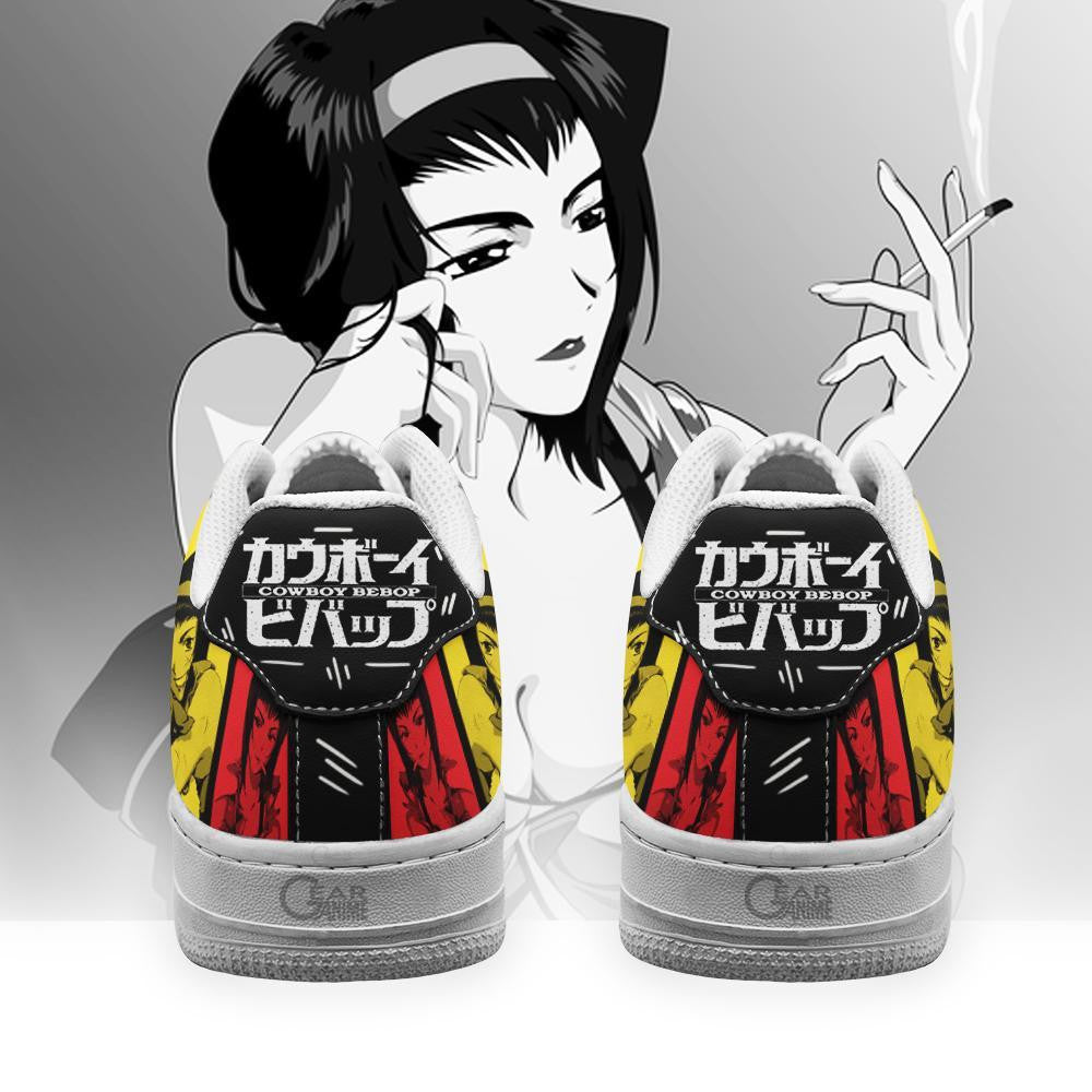 Baskets Anime Faye Valentine en Cuir Chaussures Basses Unisexes Anime Manga
