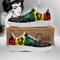 Baskets Anime Faye Valentine en Cuir Chaussures Basses Unisexes Anime Manga