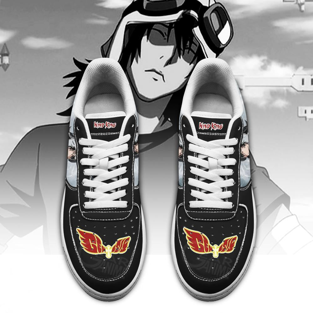 Baskets Anime Wind King Sora Takeuchi Air Gear en Cuir Chaussures Basses Unisexes Anime Manga