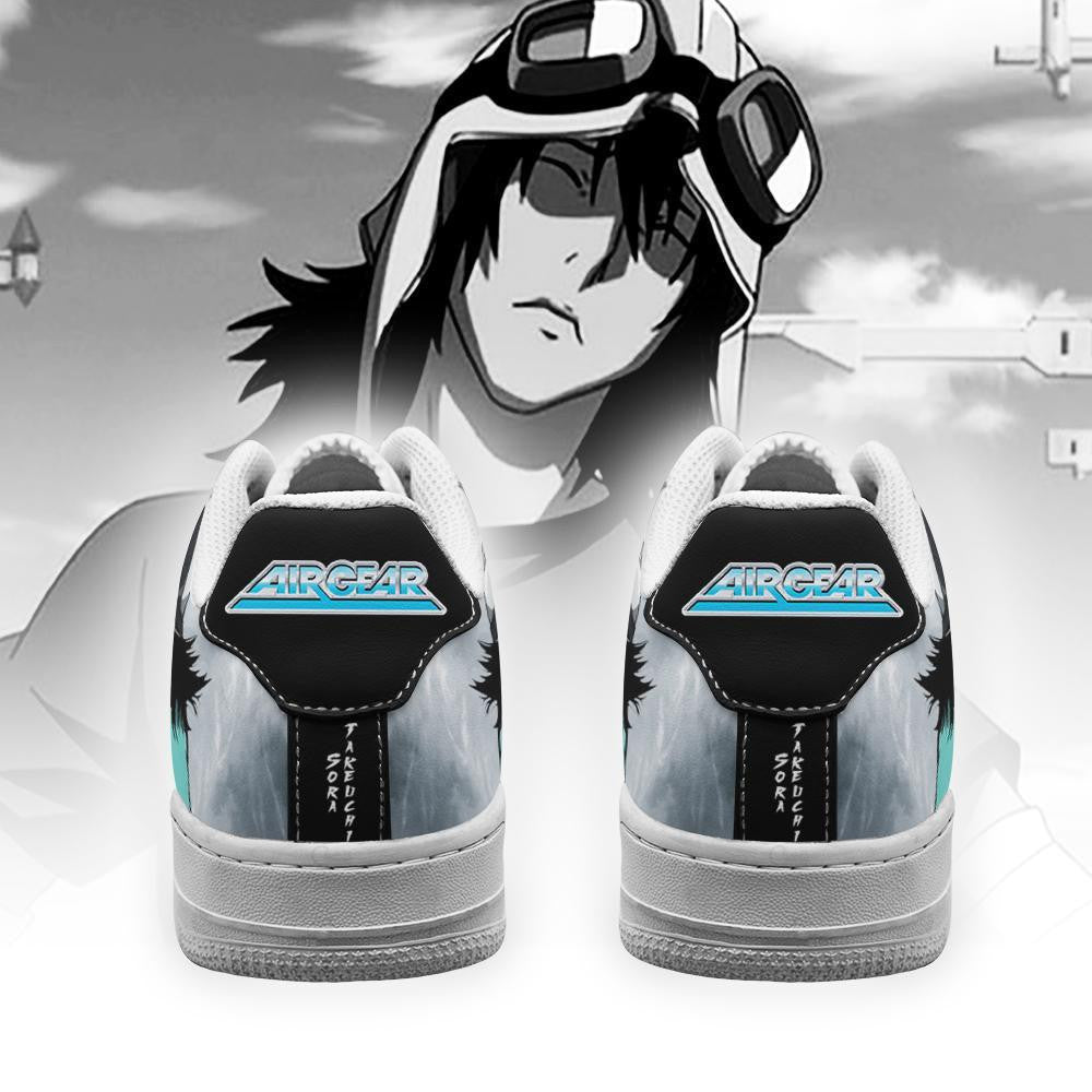 Baskets Anime Wind King Sora Takeuchi Air Gear en Cuir Chaussures Basses Unisexes Anime Manga