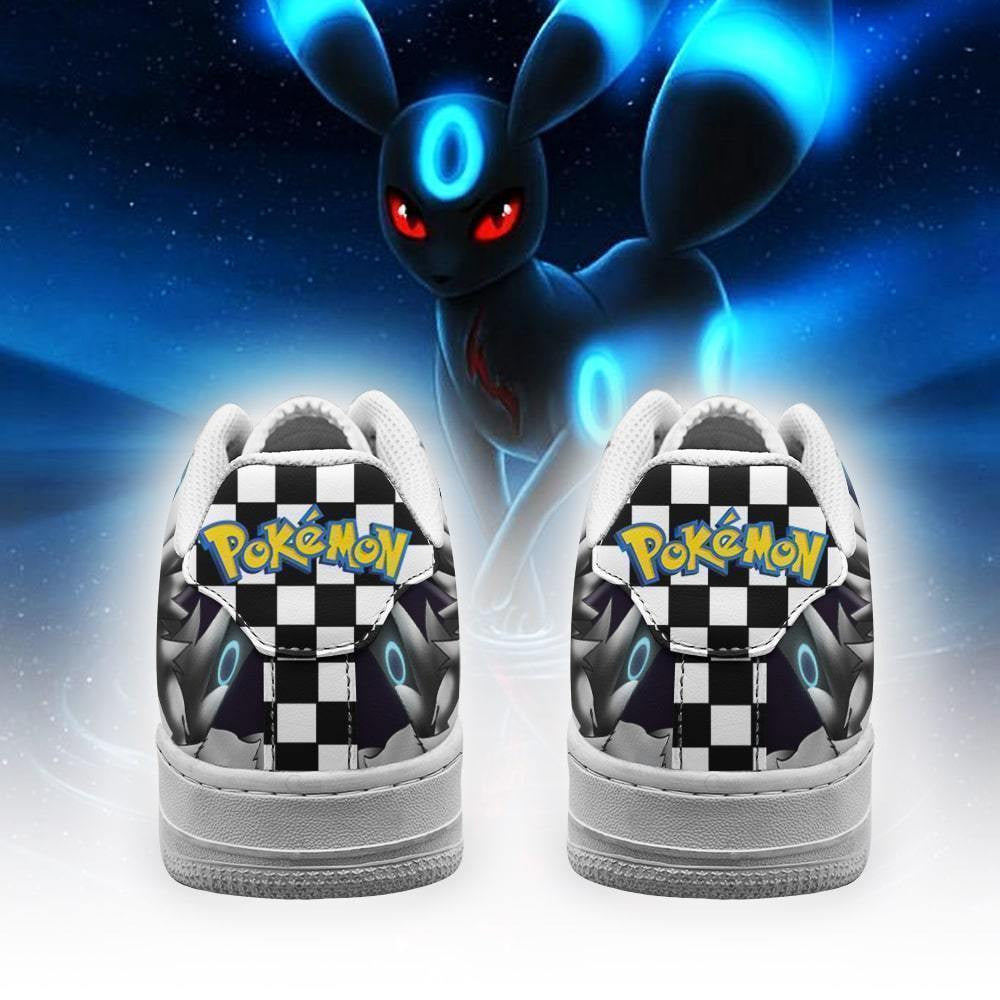 Baskets Anime Poke Umbreon en Cuir Chaussures Basses Unisexes Anime Manga