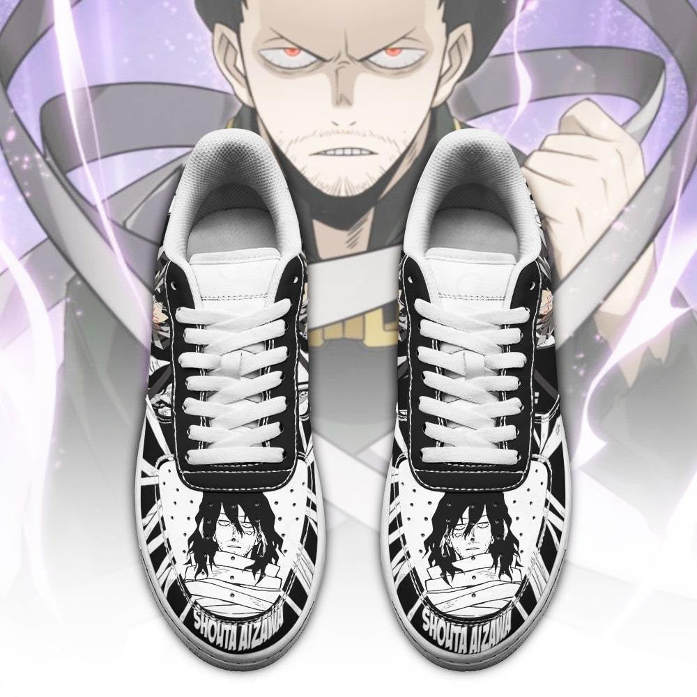 Baskets Anime Shouta Aizawa en Cuir Chaussures Basses Unisexes Anime Manga