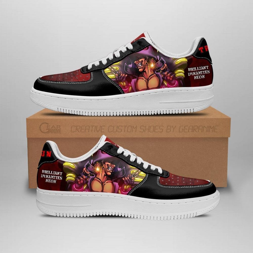 Baskets Anime Brilliant Dynamites Neon en Cuir Chaussures Basses Unisexes One Piece