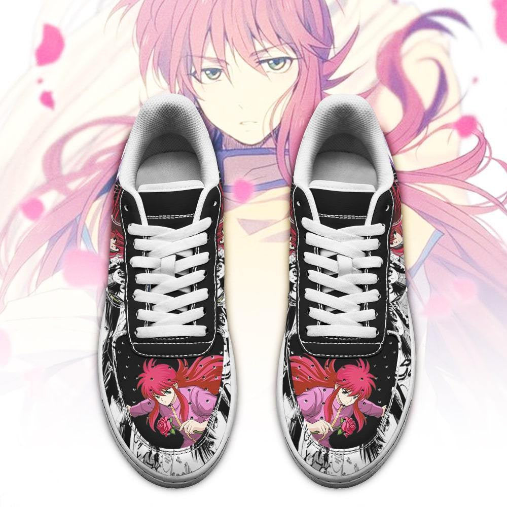 Baskets Anime Youko Kurama en Cuir Chaussures Basses Unisexes Anime Manga