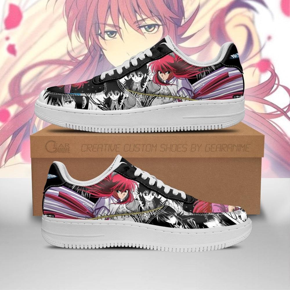 Baskets Anime Youko Kurama en Cuir Chaussures Basses Unisexes Anime Manga