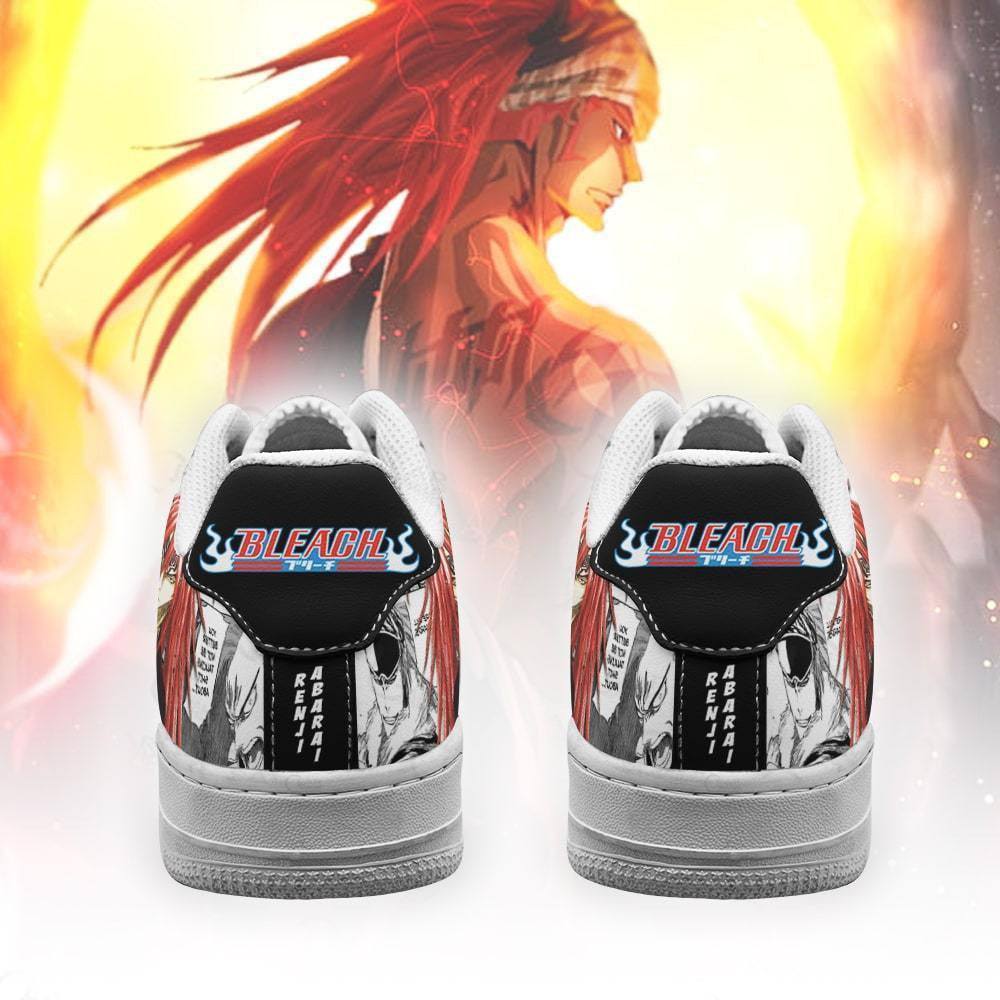 Baskets Anime Abarai Renji en Cuir Chaussures Basses Unisexes Anime Manga