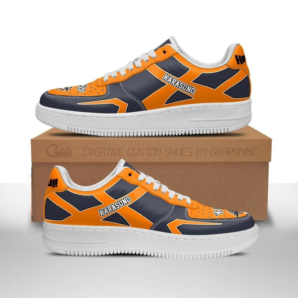 Baskets Anime Karasuno High en Cuir Chaussures Basses Unisexes Anime Manga