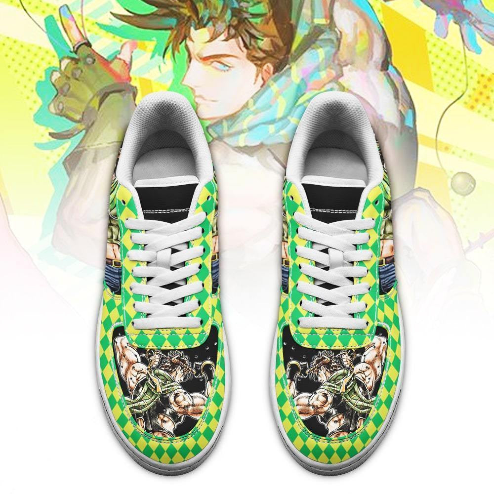 Baskets Anime Joseph Joestar en Cuir Chaussures Basses Unisexes Anime Manga