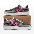 Baskets Anime Goku Black Rose en Cuir Chaussures Basses Unisexes Dragon Ball