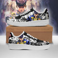 Baskets Anime Josuke Higashikata en Cuir Chaussures Basses Unisexes Anime Manga