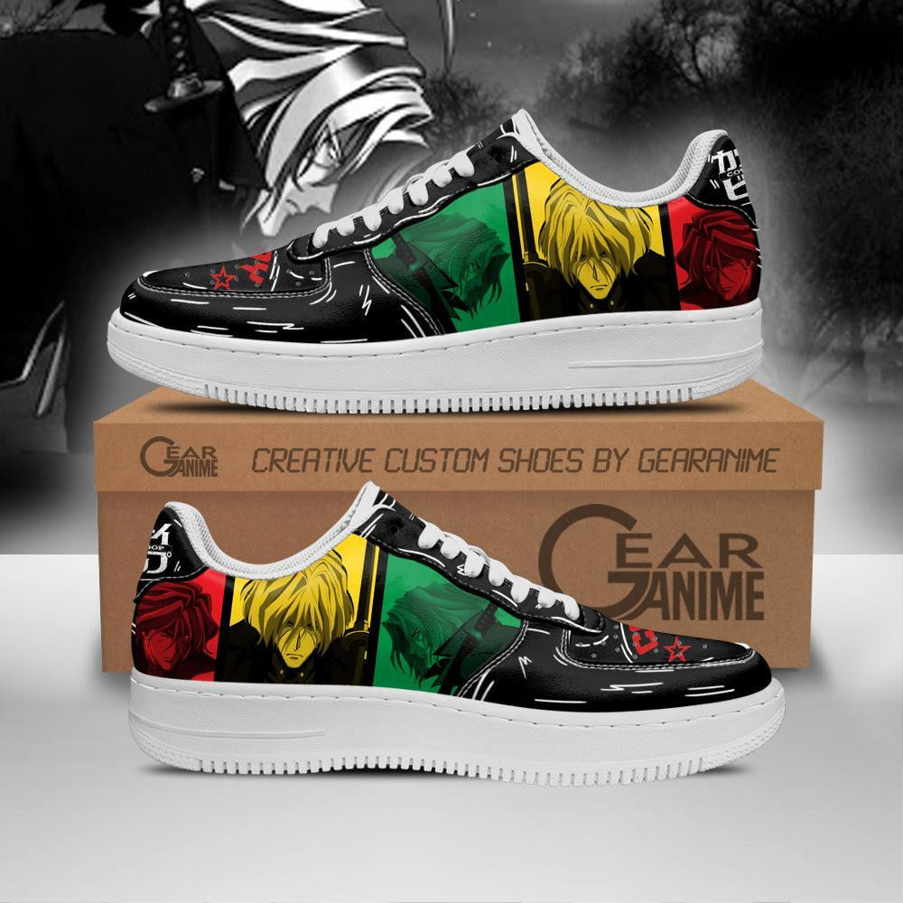 Baskets Anime Vicious en Cuir Chaussures Basses Unisexes Anime Manga