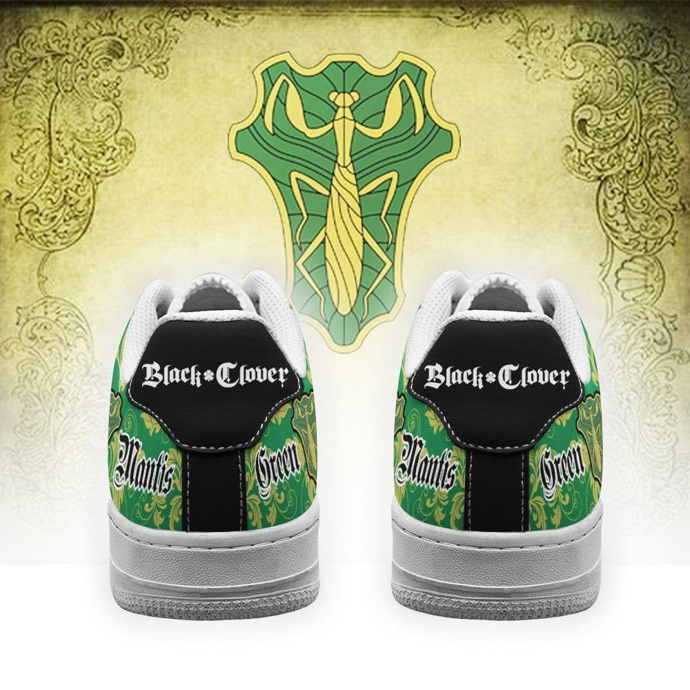 Baskets Anime Magic Knights Squad Green Mantis en Cuir Chaussures Basses Unisexes Anime Manga