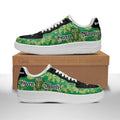 Baskets Anime Magic Knights Squad Green Mantis en Cuir Chaussures Basses Unisexes Anime Manga