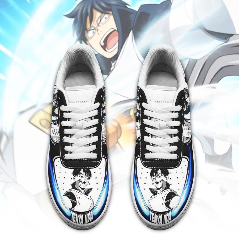 Baskets Anime Tenya Iida en Cuir Chaussures Basses Unisexes Anime Manga