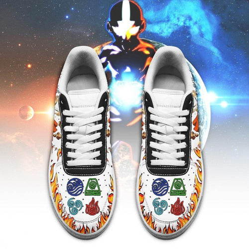 Baskets Anime Avatar en Cuir Chaussures Basses Unisexes Anime Manga
