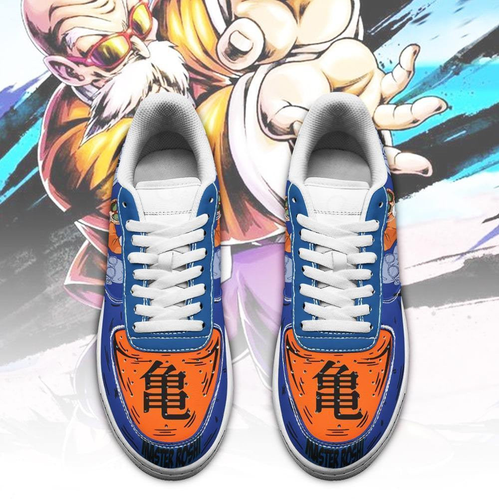 Baskets Anime Master Roshi en Cuir Chaussures Basses Unisexes Anime Manga