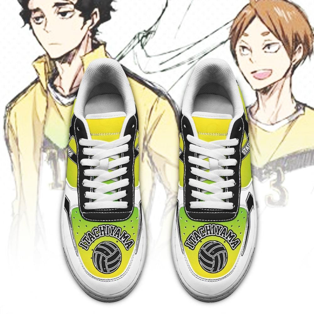 Baskets Anime Itachiyama Academy en Cuir Chaussures Basses Unisexes Anime Manga