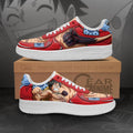 Baskets Anime Wano Arc Luffy en Cuir Chaussures Basses Unisexes One Piece