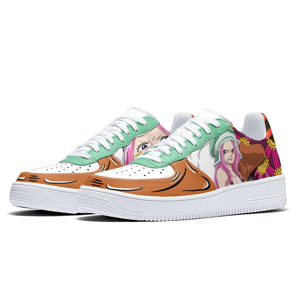 Baskets Anime Jewelry Bonney en Cuir Chaussures Basses Unisexes Anime Manga