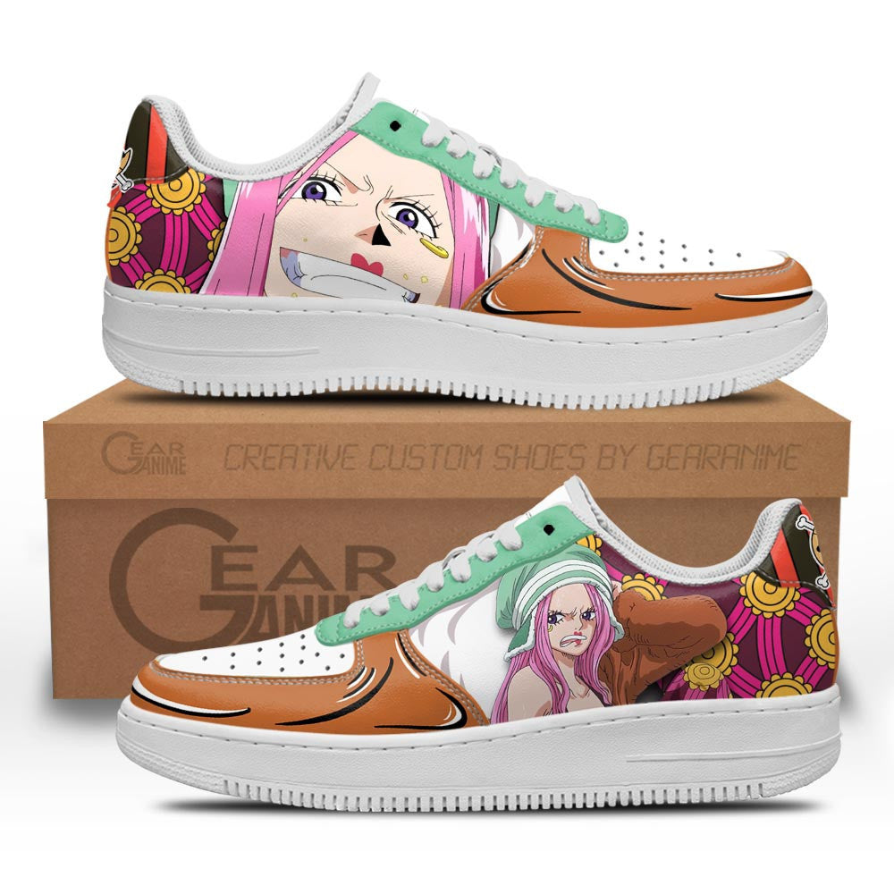 Baskets Anime Jewelry Bonney en Cuir Chaussures Basses Unisexes Anime Manga