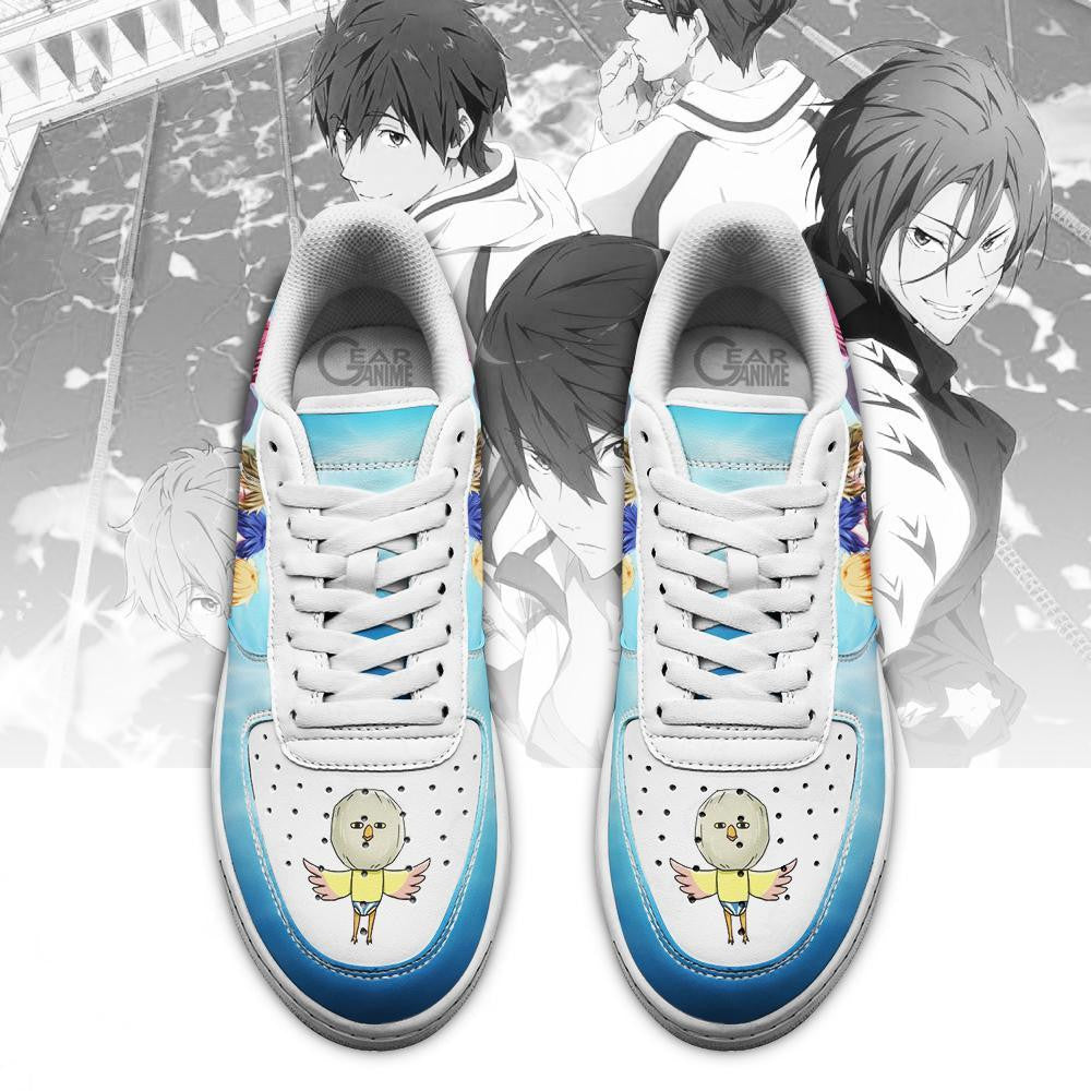 Baskets Anime Free Iwatobi Swim Club en Cuir Chaussures Basses Unisexes Anime Manga