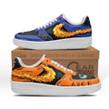 Baskets Anime Portgas Ace and Sabo en Cuir Chaussures Basses Unisexes Anime Manga