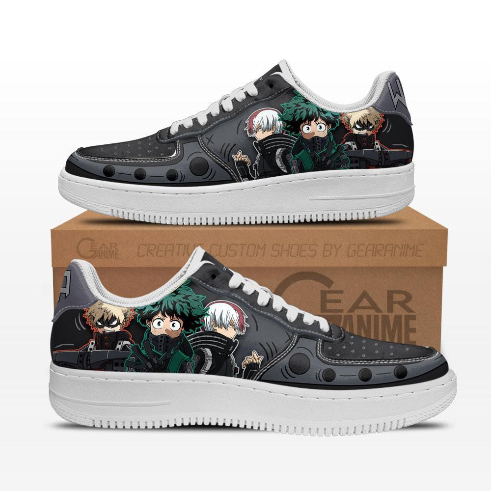 Baskets Anime Musketeers en Cuir Chaussures Basses Unisexes Anime Manga
