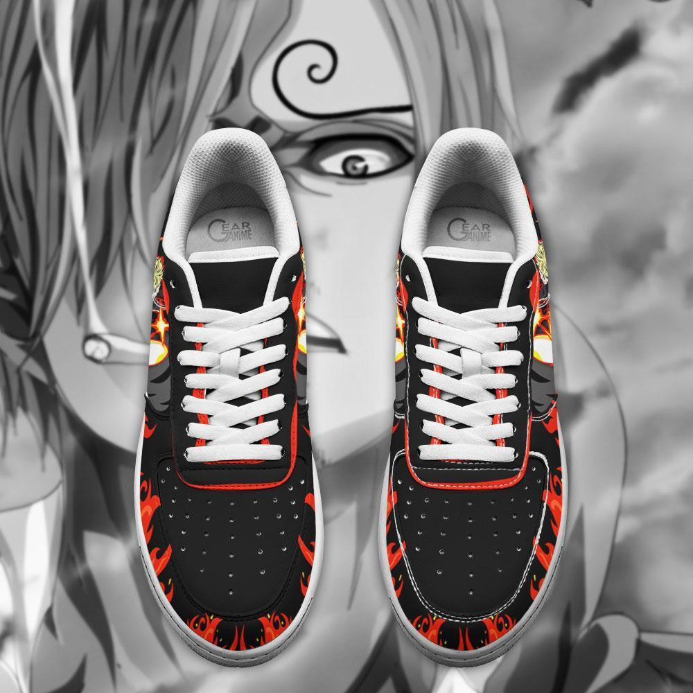Baskets Anime Vinsmoke Sanji en Cuir Chaussures Basses Unisexes Anime Manga