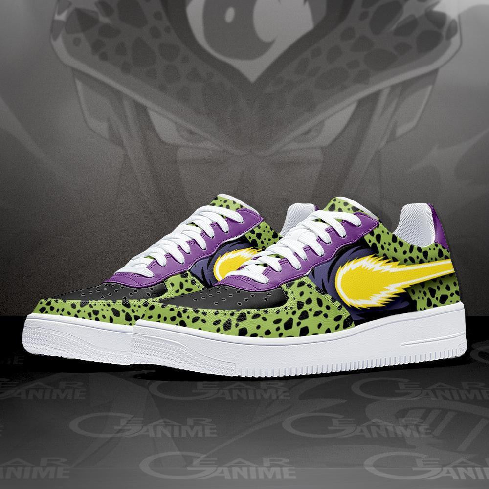 Baskets Anime Perfect Cell en Cuir Chaussures Basses Unisexes Anime Manga