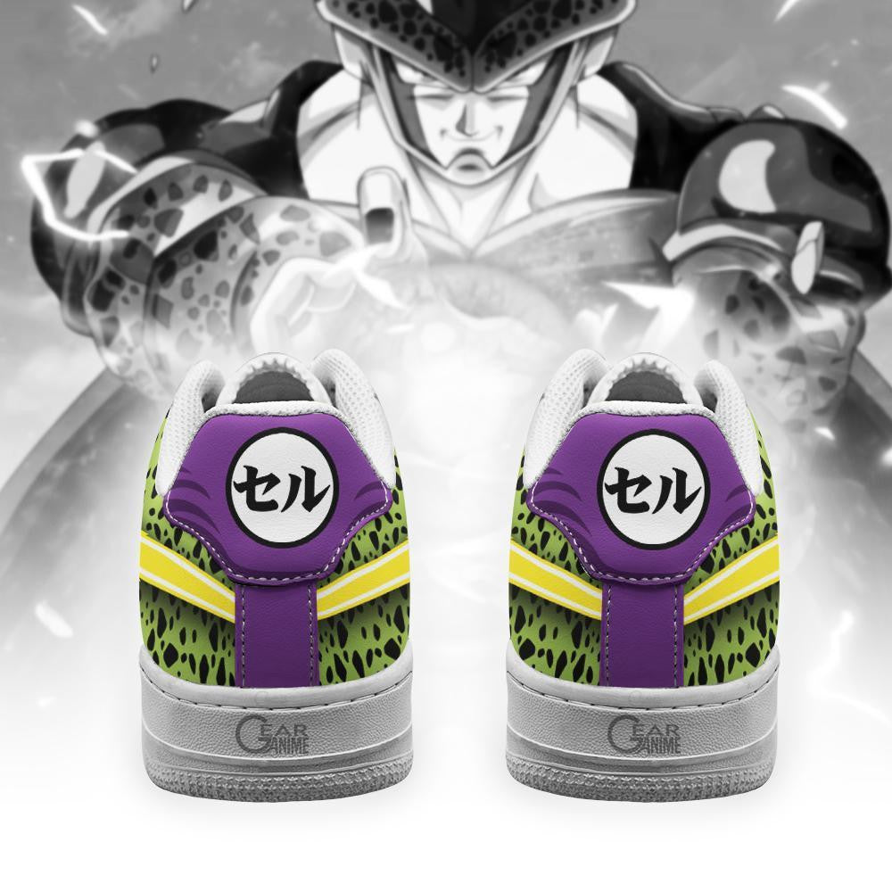 Baskets Anime Perfect Cell en Cuir Chaussures Basses Unisexes Anime Manga