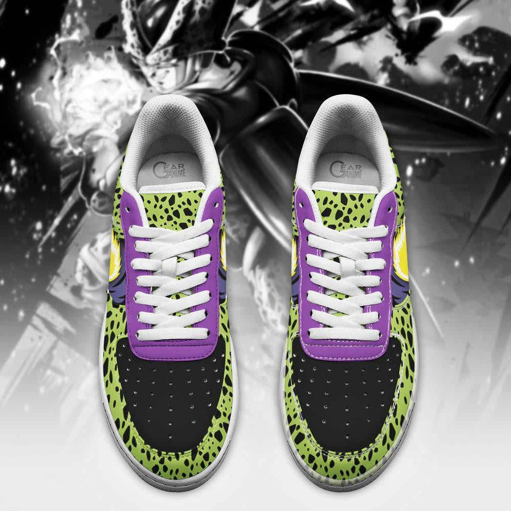 Baskets Anime Perfect Cell en Cuir Chaussures Basses Unisexes Anime Manga