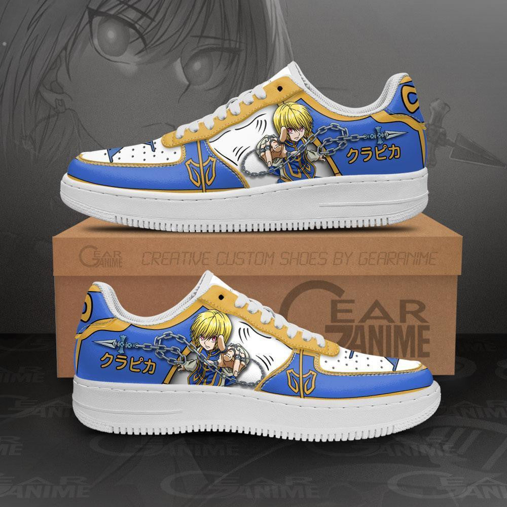 Baskets Anime Kurapika en Cuir Chaussures Basses Unisexes Anime Manga