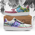 Baskets Anime Giyuu and Shinobu en Cuir Chaussures Basses Unisexes Anime Manga