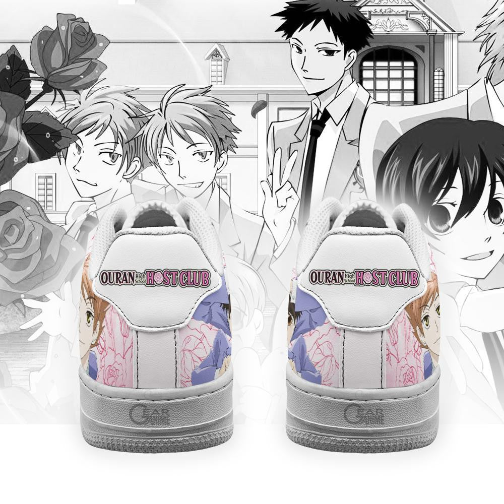 Baskets Anime Ouran High School Host Club en Cuir Chaussures Basses Unisexes Anime Manga