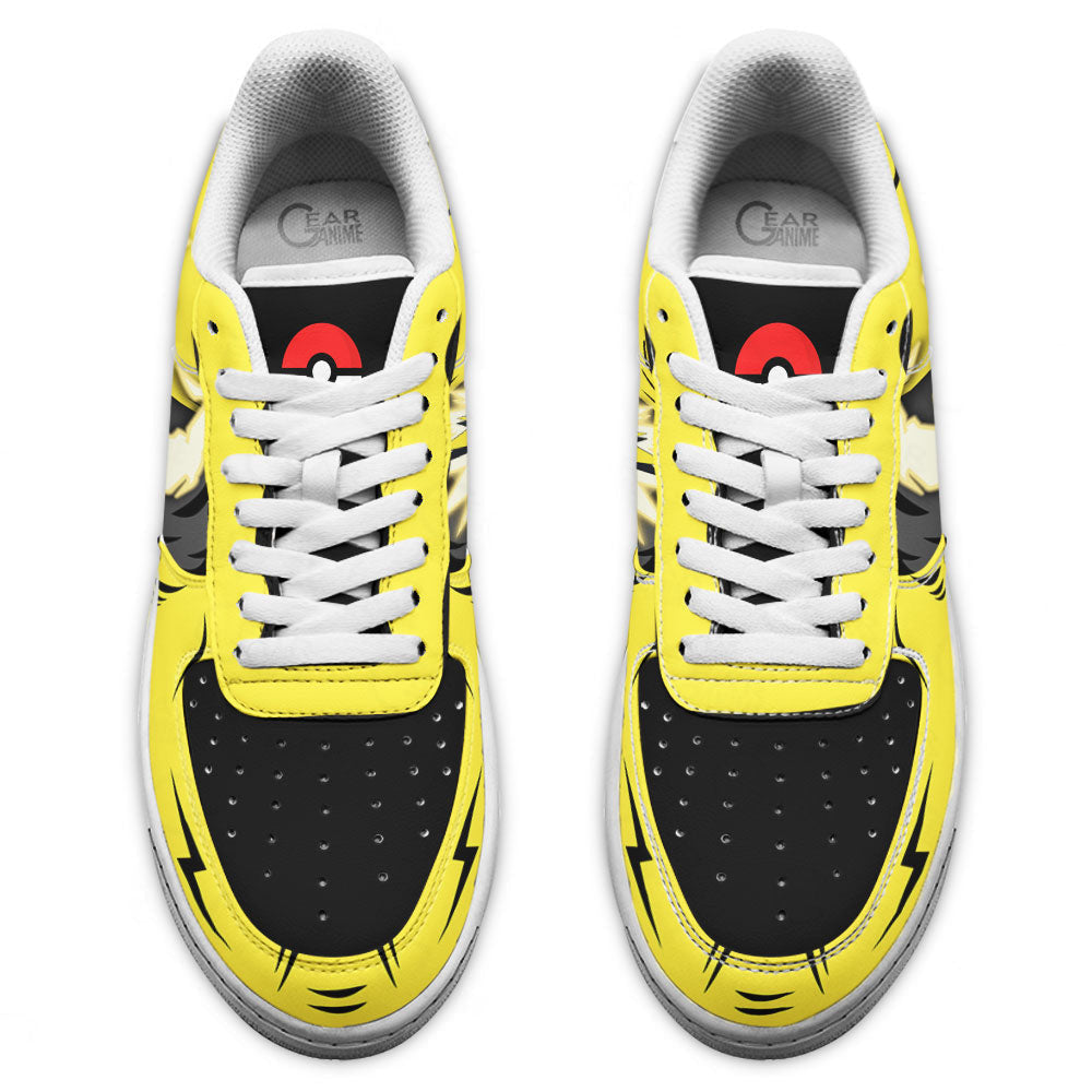 Baskets Anime Zapdos en Cuir Chaussures Basses Unisexes Anime Manga
